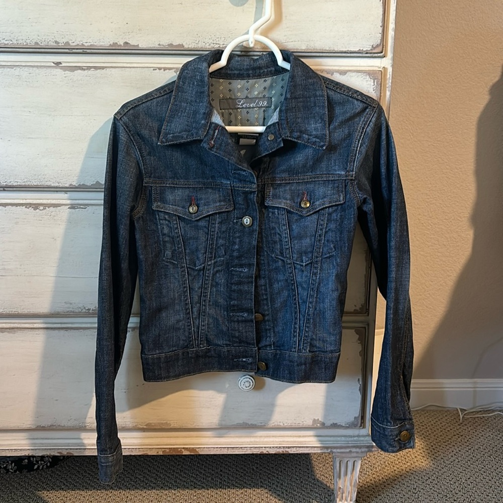 Anthropologie Level 99 Denim Jacket